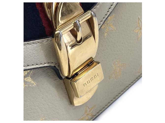 Borsa a tracolla Gucci Bee & Star Crudo - vista 4