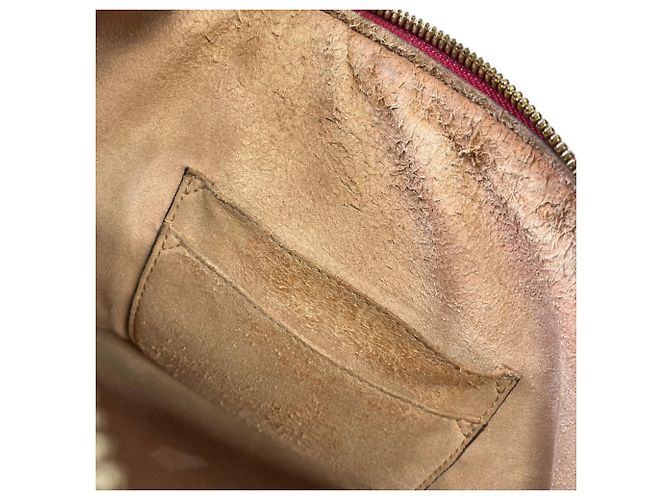Borsa a tracolla Gucci GG Supreme in pelle Marrone Rosso - vista 6