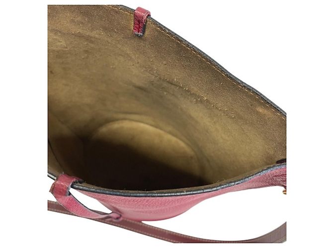 Borsa a secchiello Gate Loewe Rosso - vista 6
