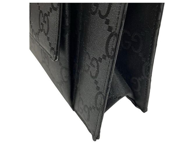 Gucci GG Canvas Schultertasche Schwarz - Ansicht 5