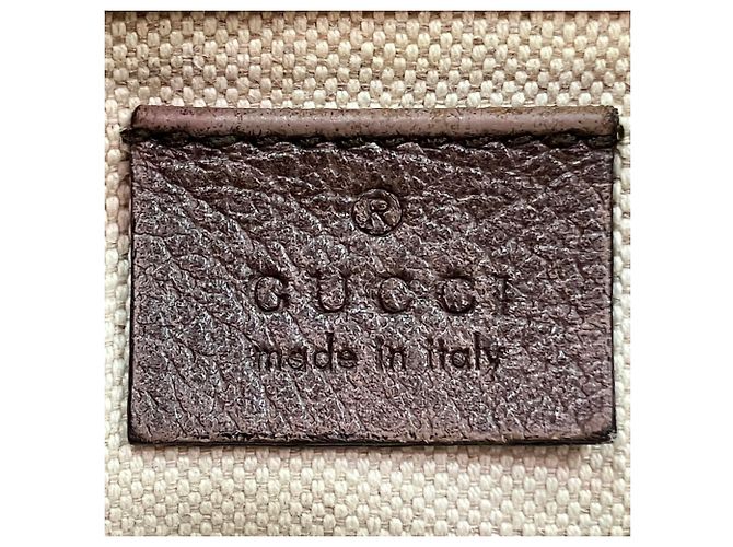 Borsa Messenger Gucci in Beige GG Supreme - vista 4