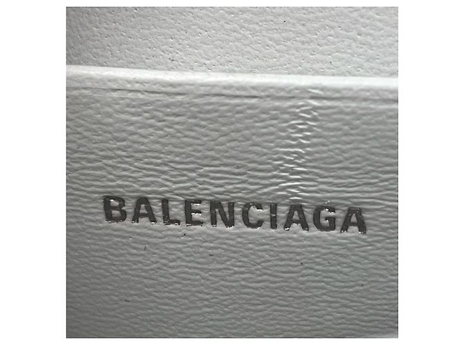Borsa a tracolla 2-Way Balenciaga Hourglass Mini Bianco - vista 4