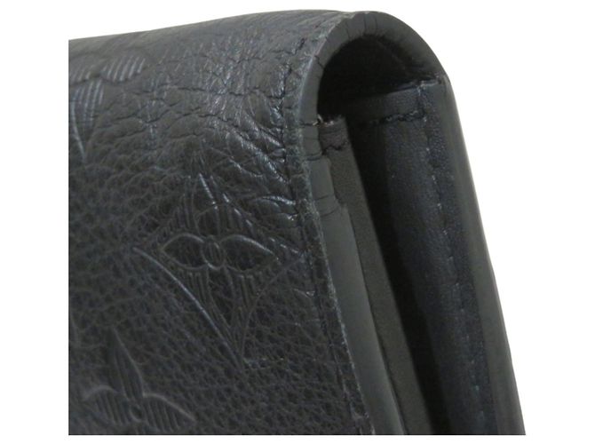 Portamonete Louis Vuitton Monogram Shadow Nero - vista 7