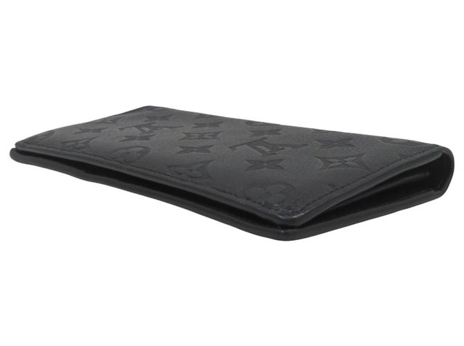 Portamonete Louis Vuitton Monogram Shadow Nero - vista 8