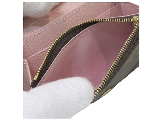 Louis Vuitton Portemonnaie Rosalie Wallet/Coin Case Marrone - vista 5