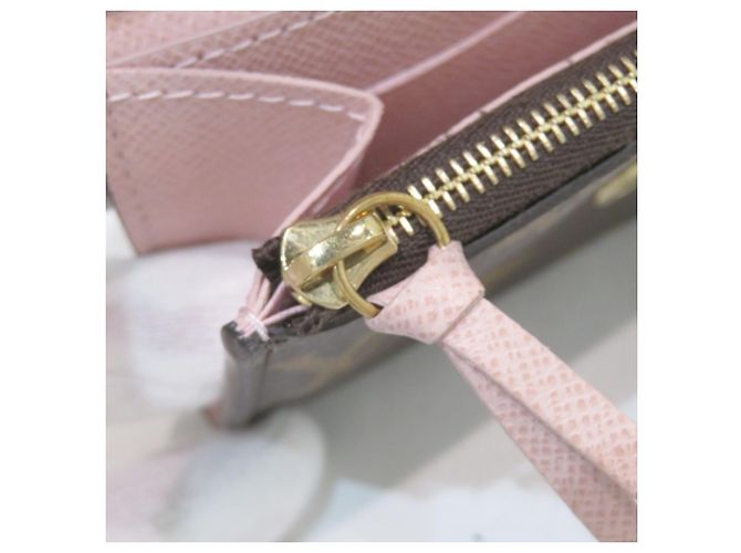Louis Vuitton Portemonnaie Rosalie Wallet/Coin Case Marrone - vista 6