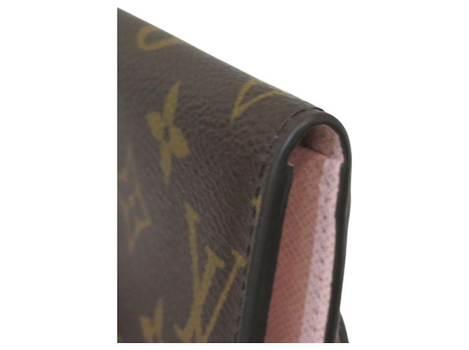 Louis Vuitton Portemonnaie Rosalie Wallet/Coin Case Marrone - vista 7