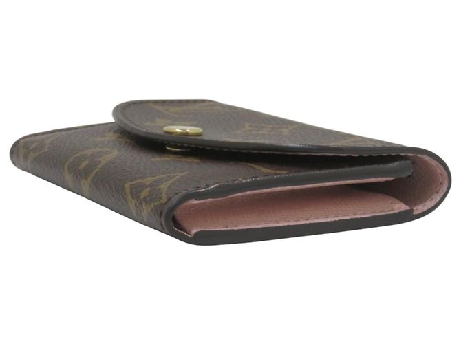 Louis Vuitton Portemonnaie Rosalie Wallet/Coin Case Marrone - vista 8