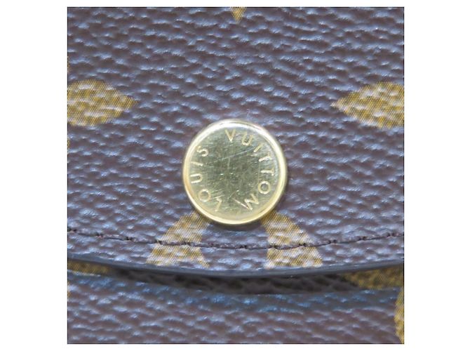 Louis Vuitton Portemonnaie Rosalie Wallet/Coin Case Marrone - vista 9