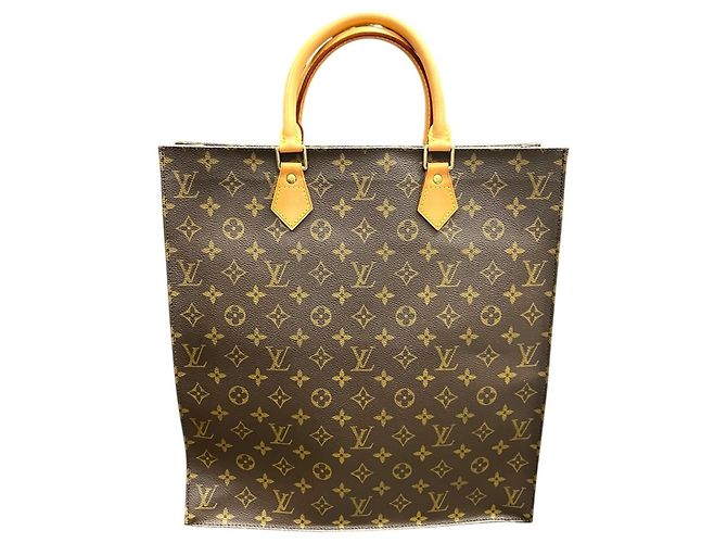 Borsa Tote Louis Vuitton Monogram Sac Plat Monogramma - vista 2