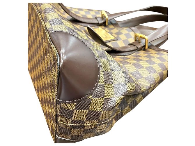 Borsa a tracolla Louis Vuitton Damier Hampstead MM Damier ebene - vista 8