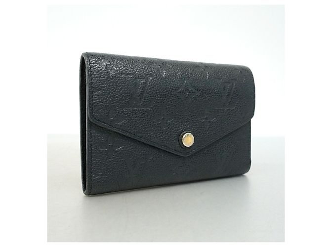 Louis Vuitton Tri-Fold Geldbörse - Noir Schwarz - Ansicht 2