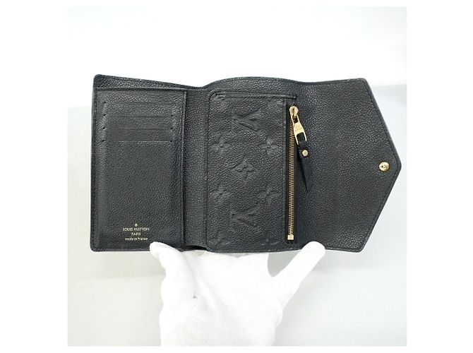 Louis Vuitton Tri-Fold Geldbörse - Noir Schwarz - Ansicht 4