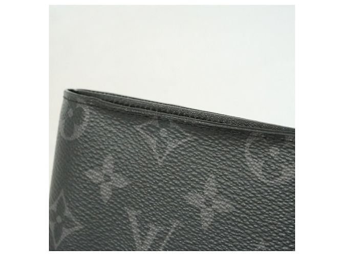 Louis Vuitton Monogram Eclipse Portefeuille Marco NM Wallet Nero - vista 10