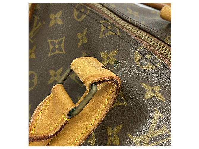 Louis Vuitton Boston Monogram Keepall 50 Marrone - vista 11