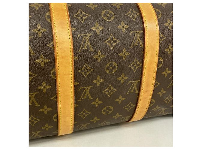 Louis Vuitton Boston Monogram Keepall 50 Marrone - vista 13