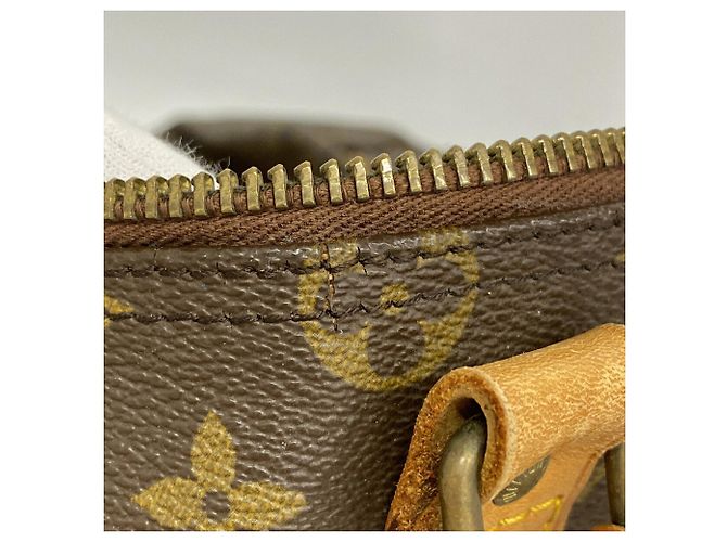 Louis Vuitton Boston Monogram Keepall 50 Marrone - vista 9