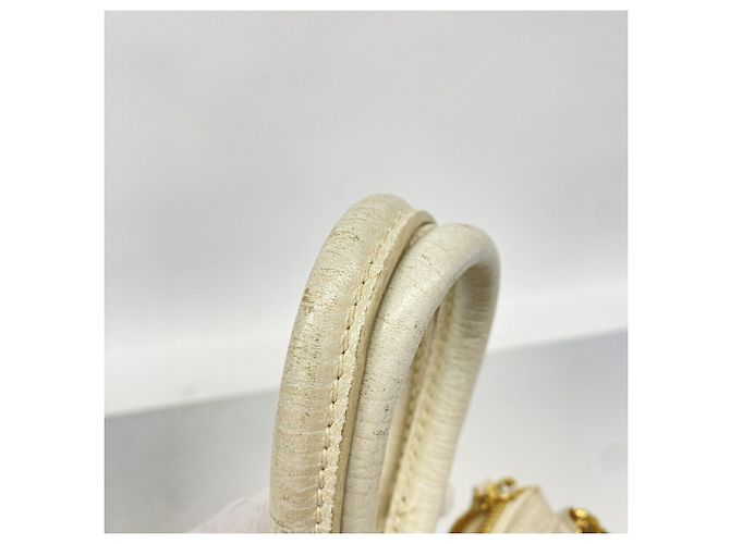 Borsa Louis Vuitton Monogram Mini Lin Marina PM Bianco - vista 6
