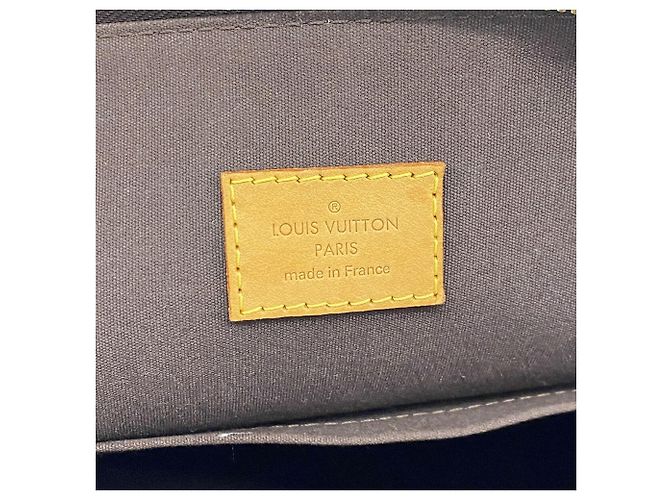 Borsa Louis Vuitton Alma GM Vernis Bordò - vista 5