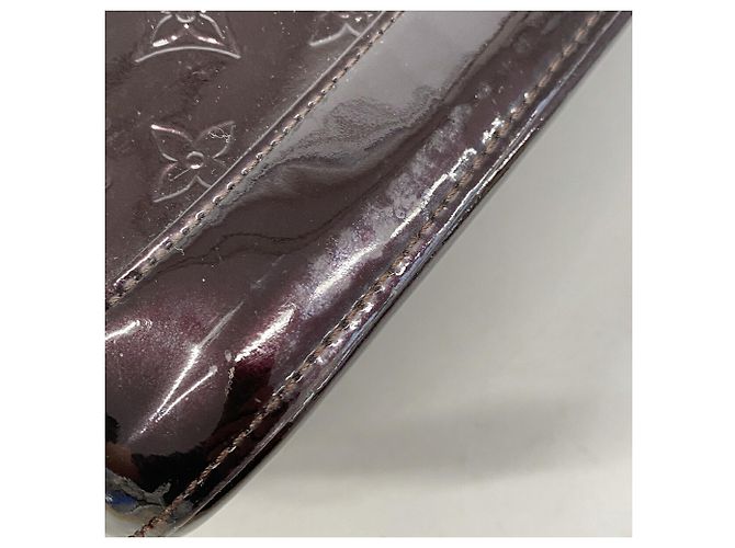 Borsa Louis Vuitton Alma GM Vernis Bordò - vista 6