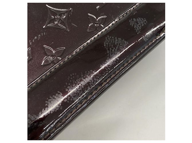 Borsa Louis Vuitton Alma GM Vernis Bordò - vista 9
