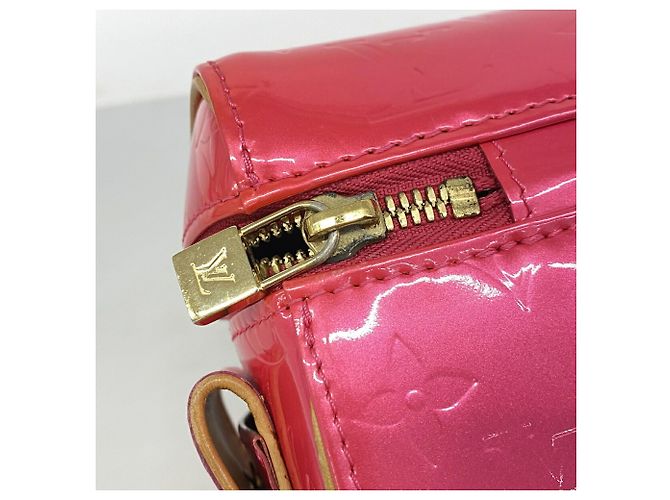 Borsa a tracolla Louis Vuitton Vernis Sullivan Horizontal PM Fuschia - vista 11
