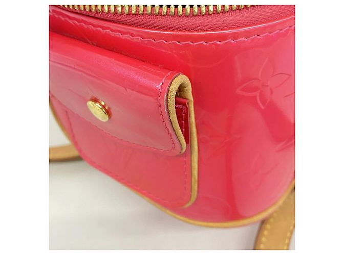 Borsa a tracolla Louis Vuitton Vernis Sullivan Horizontal PM Fuschia - vista 9