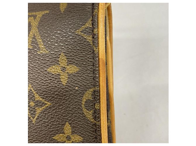 Borsa a tracolla Louis Vuitton Monogram Pochette Twin GM Marrone - vista 9