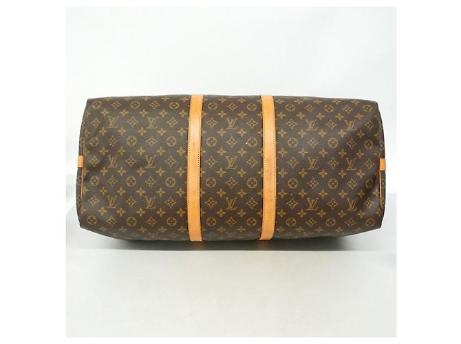 Louis Vuitton Boston Monogram Keepall Bandoulière 60 Marrone - vista 3
