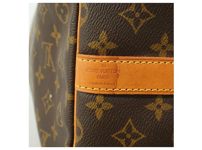 Louis Vuitton Boston Monogram Keepall Bandoulière 60 Marrone - vista 5