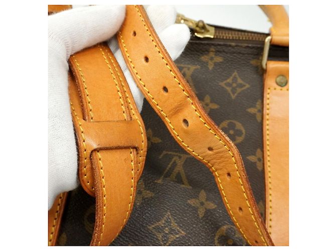 Louis Vuitton Boston Monogram Keepall Bandoulière 60 Marrone - vista 8