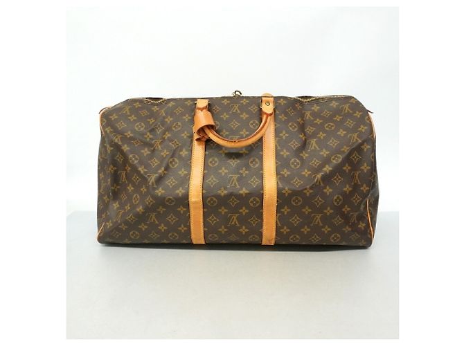 Louis Vuitton Boston Monogram Keepall 55 Braun - Ansicht 11