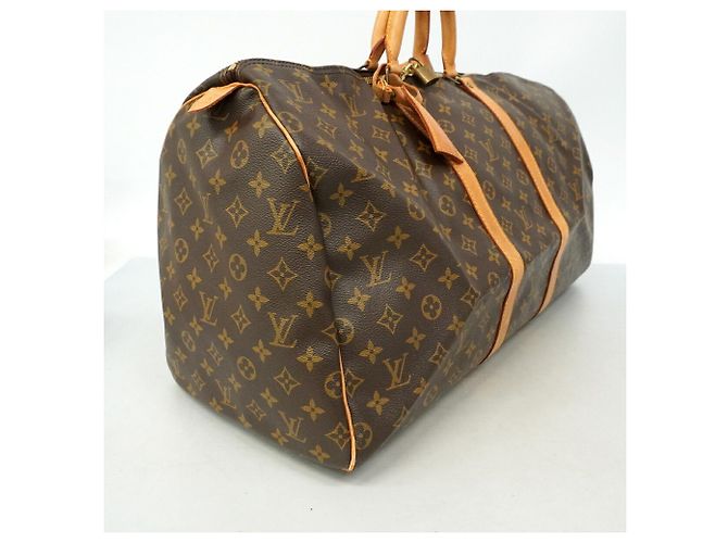 Louis Vuitton Boston Monogram Keepall 55 Braun - Ansicht 2
