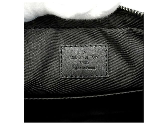 Borsa a tracolla Louis Vuitton Monogram Eclipse Reverse Trio Marrone Nero - vista 5