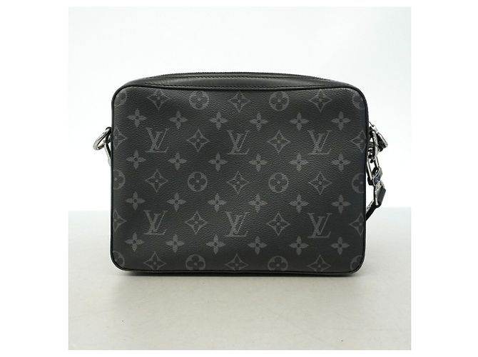 Borsa a tracolla Louis Vuitton Monogram Eclipse Reverse Trio Marrone Nero - vista 9