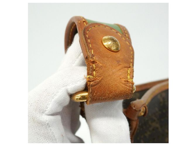 Borsa a tracolla Louis Vuitton Monogram Perfo Musette Verde chiaro - vista 7
