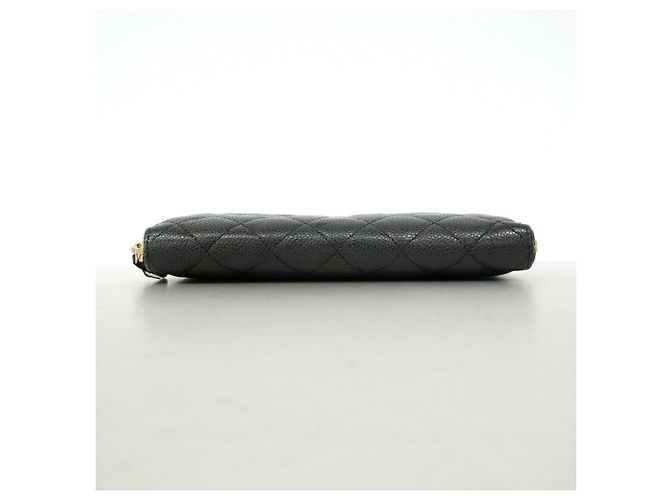 Portafoglio lungo Chanel nero - vista 3