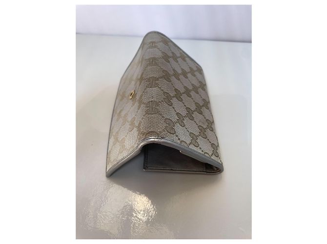 Cartera Gucci GG Supreme Canvas Plata - vista 4