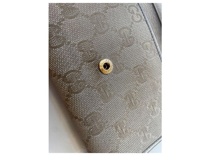 Cartera Gucci GG Supreme Canvas Plata - vista 6