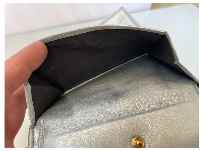 Cartera Gucci GG Supreme Canvas Plata - vista 8