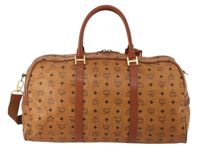 MCM Vicetos Porte-documents en cuir marron - vue 2