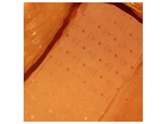 MCM Vicetos Porte-documents en cuir marron - vue 3