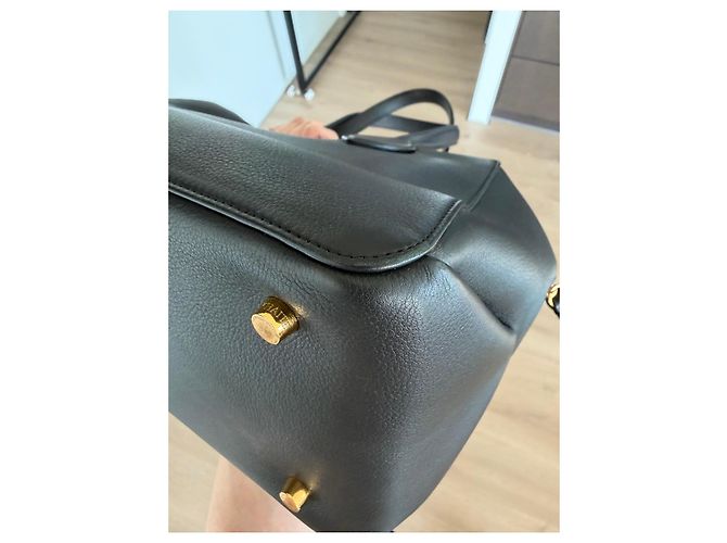 Khaite Borsa a mano Maeve in pelle nera Nero - vista 12