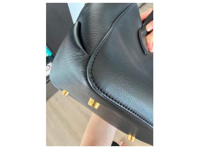 Khaite Borsa a mano Maeve in pelle nera Nero - vista 13