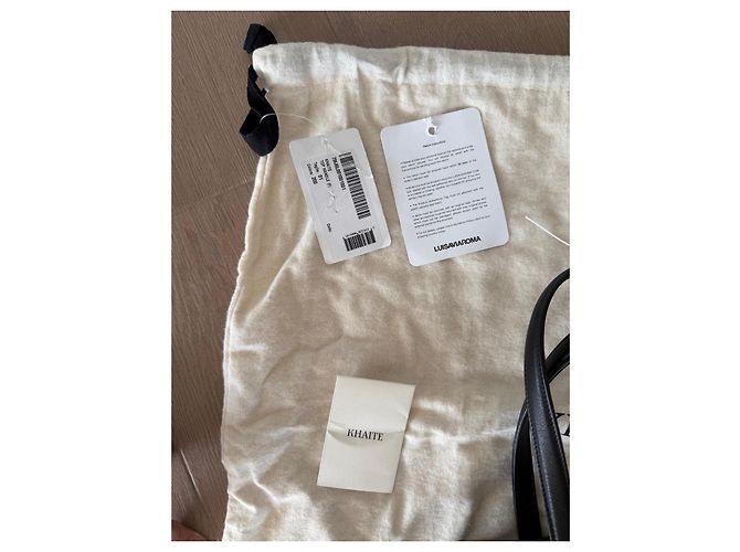 Khaite Borsa a mano Maeve in pelle nera Nero - vista 14
