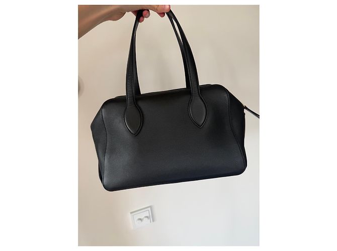Khaite Borsa a mano Maeve in pelle nera Nero - vista 2