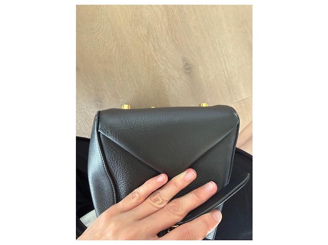 Khaite Borsa a mano Maeve in pelle nera Nero - vista 6