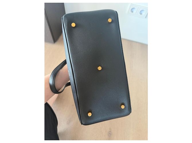 Khaite Borsa a mano Maeve in pelle nera Nero - vista 8