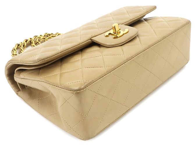 Borsa a tracolla Chanel Matelasse 23 con catena Beige - vista 5