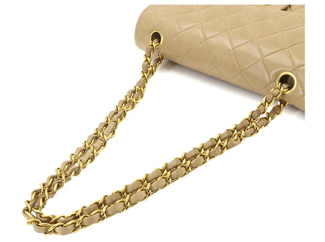 Borsa a tracolla Chanel Matelasse 23 con catena Beige - vista 6